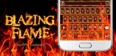 Blazing Flame Keyboard Theme