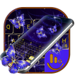 Blue Butterfly Keyboard Theme