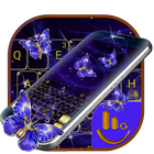 Blue Butterfly Keyboard Theme biểu tượng