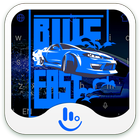 Blue Fast FREE Keyboard Theme icône