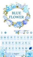 Blue Flower Poster