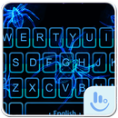 Blue Spider Keyboard Theme APK