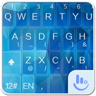 Icy Blue Keyboard Theme Zeichen