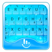 Blue Water Drops Keyboard Theme