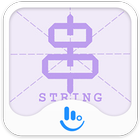 Chinese Character String Theme icône