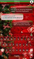 Red Outfits Keyboard Theme screenshot 1