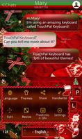 Red Outfits Keyboard Theme screenshot 2