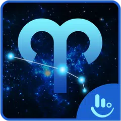 Star Blue Aries Keyboard Theme APK 下載