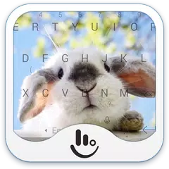 Cute Bunny Keyboard Theme