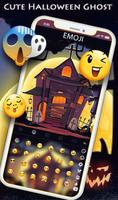 Cute Halloween Ghost Keyboard Theme screenshot 3