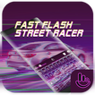 Fast Flash Street Racer Keyboard Theme