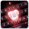 Live 3D Burning Fire Love Keyboard Theme
