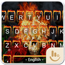 Fire Skull Rose Keyboard Theme APK