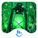 Green Fireflies Keyboard Theme APK