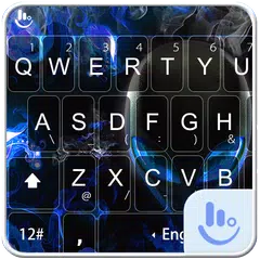 Flame Alien Keyboard Theme