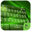 Fresh Green Glitter Keyboard Theme APK
