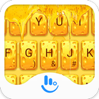 Gold Cheese Keyboard Theme icône