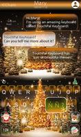 Golden Tree Keyboard Theme syot layar 2