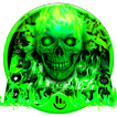 Green Horror Devil Keyboard Theme