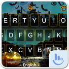 Live 3D Happy Halloween Keyboard Theme icône