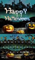 Live 3D Happy Halloween Keyboard Theme Affiche