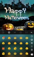 Live 3D Happy Halloween Keyboard Theme capture d'écran 2