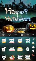 Live 3D Happy Halloween Keyboard Theme capture d'écran 3