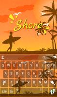 Holiday Shore Keyboard Theme Affiche