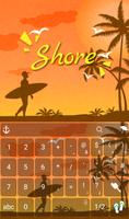 Holiday Shore Keyboard Theme capture d'écran 2