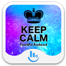 Cool Keep Calm Keyboard Theme APK