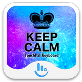 Cool Keep Calm Keyboard Theme Zeichen