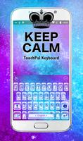 Cool Keep Calm Keyboard Theme Plakat