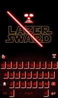 Lightsaber Keyboard Theme plakat