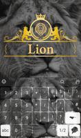 Wild Lion Keyboard Theme ảnh chụp màn hình 2