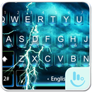 Light Blue Thunder Keyboard Theme APK