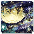 Live Sparkling Romantic Lotus Keyboard Theme icon