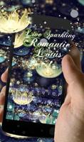 Live Sparkling Romantic Lotus Keyboard Theme screenshot 1