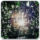 Live 3D Green Summer Keyboard Theme Zeichen