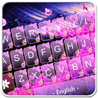 Live 3D Pink Falling Sakura Keyboard Theme-icoon