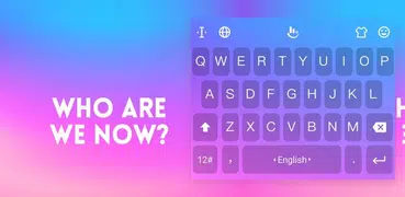 Neon Gradient Keyboard Theme