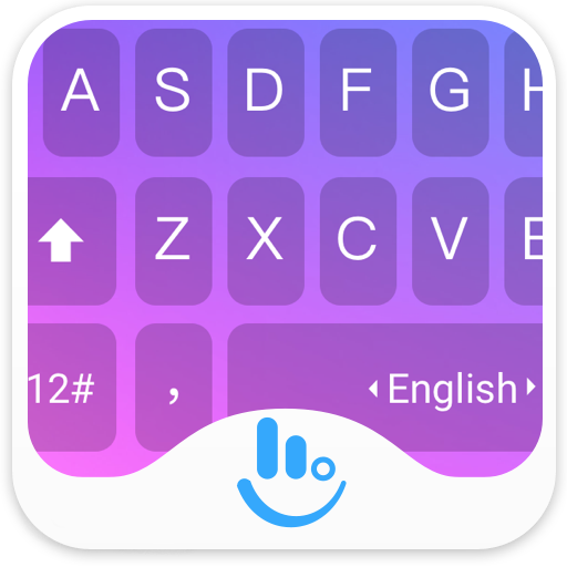 Neon Gradient Keyboard Theme