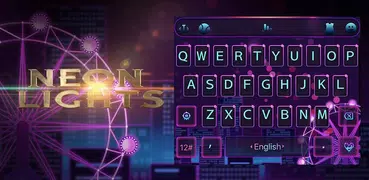 Neon Lights Keyboard Theme