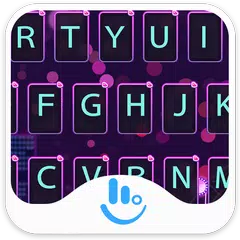 Neon Lights Keyboard Theme