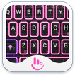 Neon Pink Club Keyboard Theme