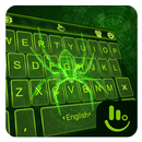 Neon Spider Warrior Keyboard Theme APK