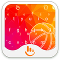 Fire Basketball Keyboard Theme