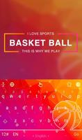 Fire Basketball Keyboard Theme plakat