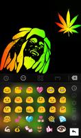 Rasta Weeds Keyboard Theme 截图 1