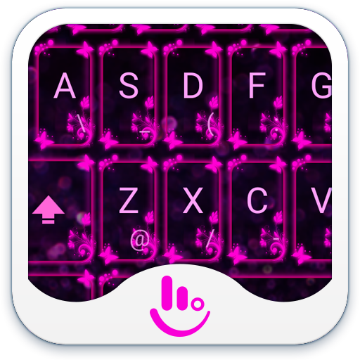Night PurpleButterfly Keyboard
