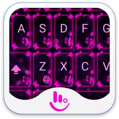 Night PurpleButterfly Keyboard APK download